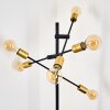 Coppet Staande lamp Zwart-Goud, 6-lichts