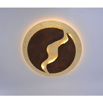 Paul Neuhaus NEVIS Plafondlamp LED Roest, 1-licht