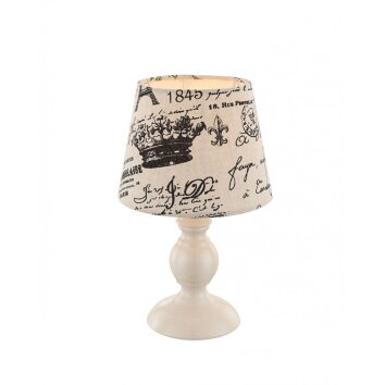 Globo METALIC Tafellamp lichtbruin, 1-licht