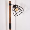 Haervej Staande lamp Hout donker, Zwart, 1-licht