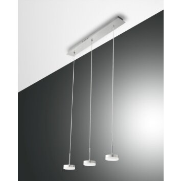 Fabas Luce Dunk Hanglamp LED Aluminium, 3-lichts