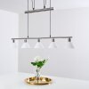 Bamenda Hanglamp Nikkel mat, 5-lichts