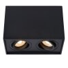 Lucide TUBE downlight Zwart, 2-lichts