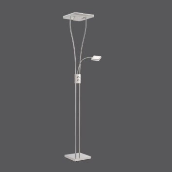 Leuchten-Direkt HELIA Staande lamp LED roestvrij staal, 1-licht