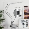 Winnipeg Klemlamp LED Zilver, 1-licht