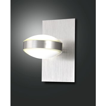 Fabas Luce Mill Muurlamp LED Nikkel mat, 1-licht