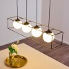 Legano Hanglamp Zwart, Wit, 4-lichts