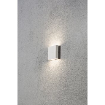 Konstsmide Chieri Muurlamp LED Wit, 2-lichts