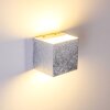Olbia Muurlamp LED Zilver, 1-licht