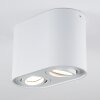Quimper Plafondlamp Wit, 2-lichts