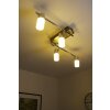 Trio CLAPTON Plafondlamp LED Aluminium, Chroom, roestvrij staal, 4-lichts