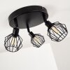 Yalmhill Plafondlamp Zwart, 3-lichts