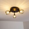 Yalmhill Plafondlamp Zwart, 3-lichts