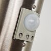 Norburg Buiten muurverlichting roestvrij staal, 1-licht, Bewegingsmelder