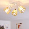 Rieti Plafondlamp Wit, 3-lichts
