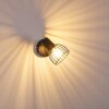 Bolderslev Muurlamp Chroom, Zwart, 1-licht