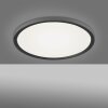 Leuchten-Direkt FLAT Plafondlamp LED Zwart, 1-licht, Afstandsbediening