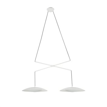 Faro Barcelona Slim Hanger LED Wit, 2-lichts