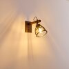 Haervej Wandlamp Hout donker, Zwart, 1-licht