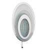 Searchlight WALL Muurlamp LED Chroom, Wit, 1-licht
