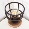 Haervej Tafellamp Hout licht, Zwart, 1-licht
