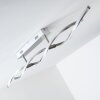 Paul Neuhaus POLINA Plafondlamp LED roestvrij staal, 2-lichts