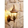 Ribadeo Buiten muurverlichting Bruin, Goud, 1-licht