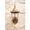 Ribadeo Buiten muurverlichting Bruin, Goud, 1-licht