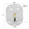 Luttelgeest Tafellamp Transparant, Helder, 1-licht