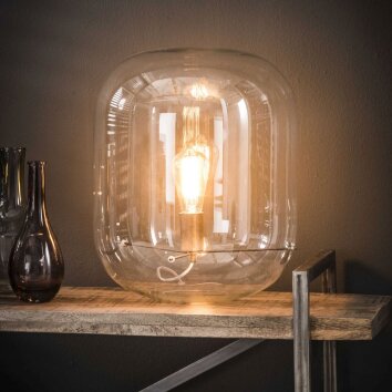 Luttelgeest Tafellamp Transparant, Helder, 1-licht