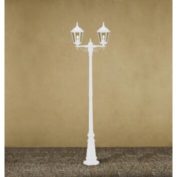 Konstsmide Firenze Padverlichting Wit, 2-lichts