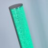 Pipe RGB Staande lamp LED Nikkel mat, 1-licht, Afstandsbediening, Kleurwisselaar