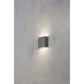 Konstsmide Chieri Muurlamp LED Antraciet, 2-lichts