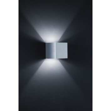 Helestra SIRI Muurlamp Aluminium, 1-licht