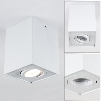 Baishan Plafondlamp Wit, 1-licht