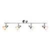 Globo Alaska Plafond straler LED Chroom, 4-lichts