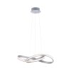 Leuchten-Direkt Ls-MELINDA Hanglamp LED roestvrij staal, 1-licht, Afstandsbediening, Kleurwisselaar
