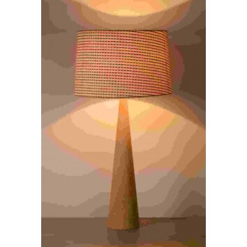 Lucide CONOS Tafellamp Bruin, 1-licht