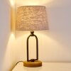 Logumkolster Tafellamp Bruin, Zwart, 1-licht