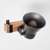 Skodsbol Wandlamp Hout donker, Staal geborsteld, 1-licht