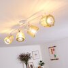 Rieti Plafondlamp Wit, 4-lichts