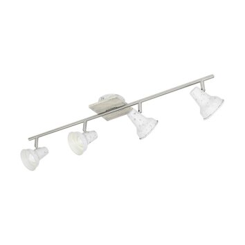Eglo FILIPINA 1 Plafond spot LED Nikkel mat, Wit, 4-lichts