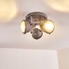Glostrup Plafondlamp LED Grijs, 3-lichts