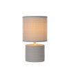 Lucide GREASBY Tafellamp Grijs, 1-licht
