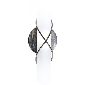 Globo RANIA Muurlamp Zwart, 1-licht