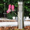 Dakar Plint licht, Staande lamp Roestvrijstalen kleur, 1-licht, Bewegingsmelder
