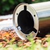 Dakar Plint licht, Staande lamp Roestvrijstalen kleur, 1-licht, Bewegingsmelder
