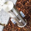 Dakar Plint licht, Staande lamp Roestvrijstalen kleur, 1-licht, Bewegingsmelder