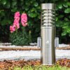 Dakar Plint licht, Staande lamp Roestvrijstalen kleur, 1-licht, Bewegingsmelder