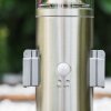 Dakar Plint licht, Staande lamp Roestvrijstalen kleur, 1-licht, Bewegingsmelder